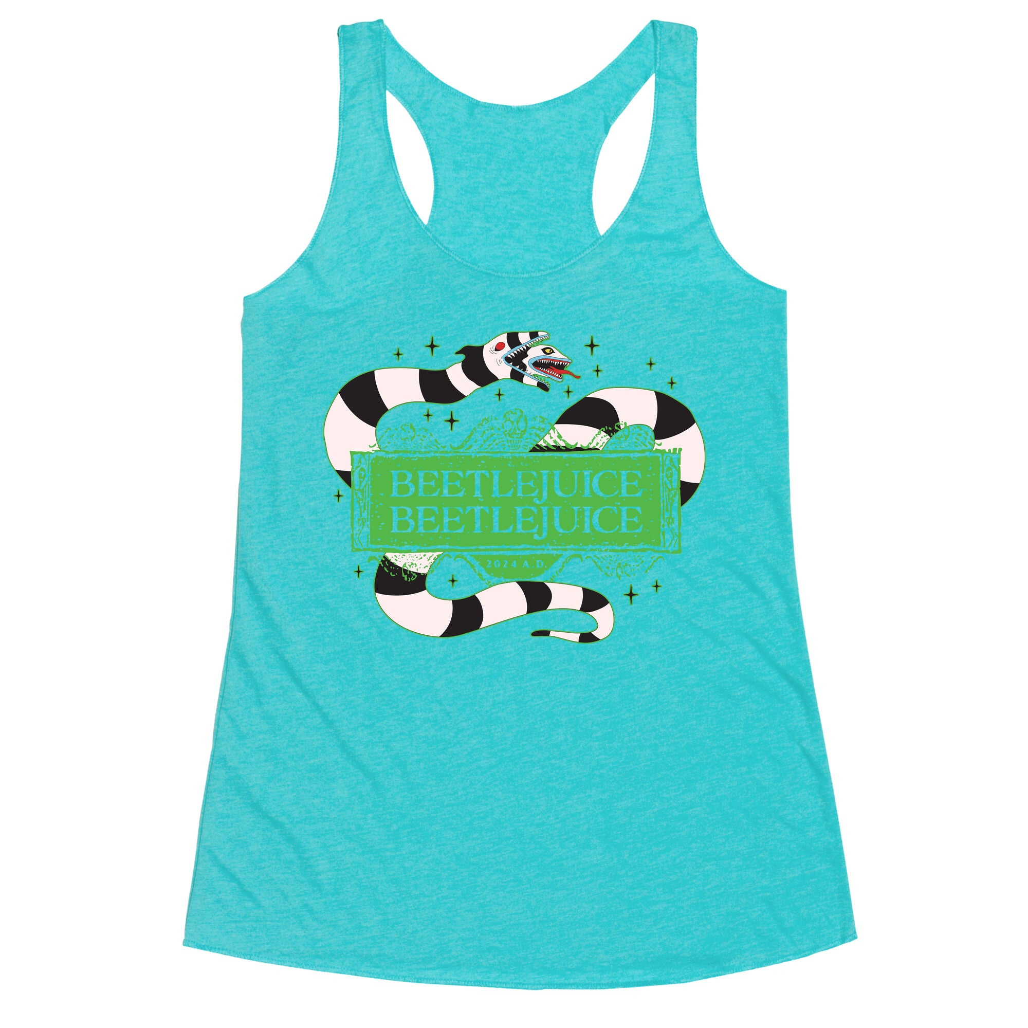 Beetlejuice Beetlejuice 2024 AD Racerback Tank